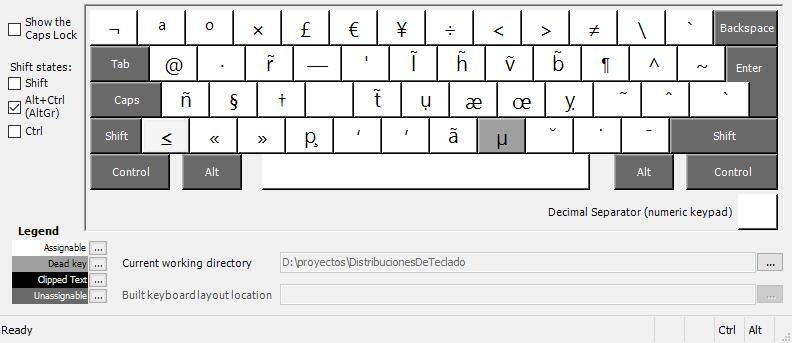 [distribuci&oacute;n de teclado latinoamericano rkgraqvqb - con AltGr]
