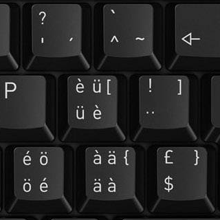 A Visual Comparison Of Different National Layouts On A Computer Keyboard