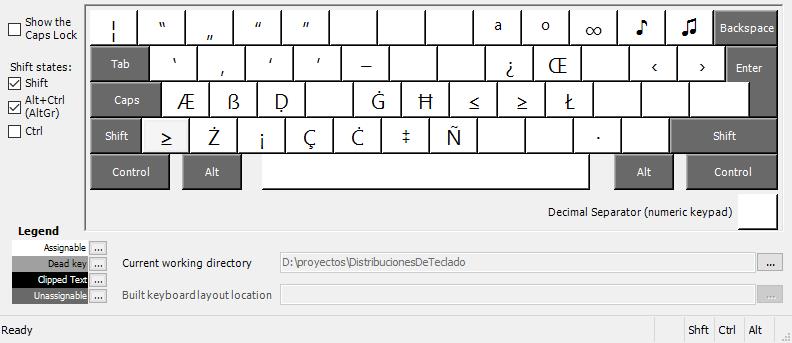 [distribución de nuevo teclado italiano - con Shift Y AltGr]