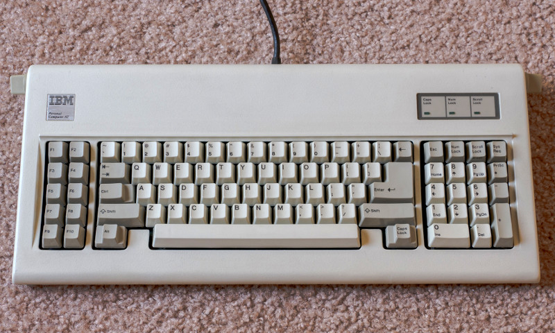 IBM Model F AT keyboard.