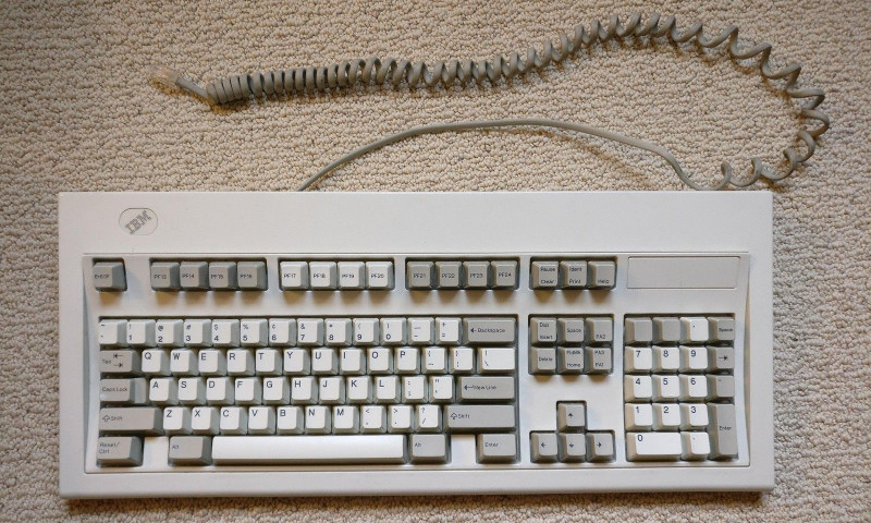 IBM Model M keyboard.