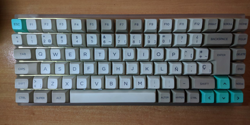 YMD75 custom keyboard.