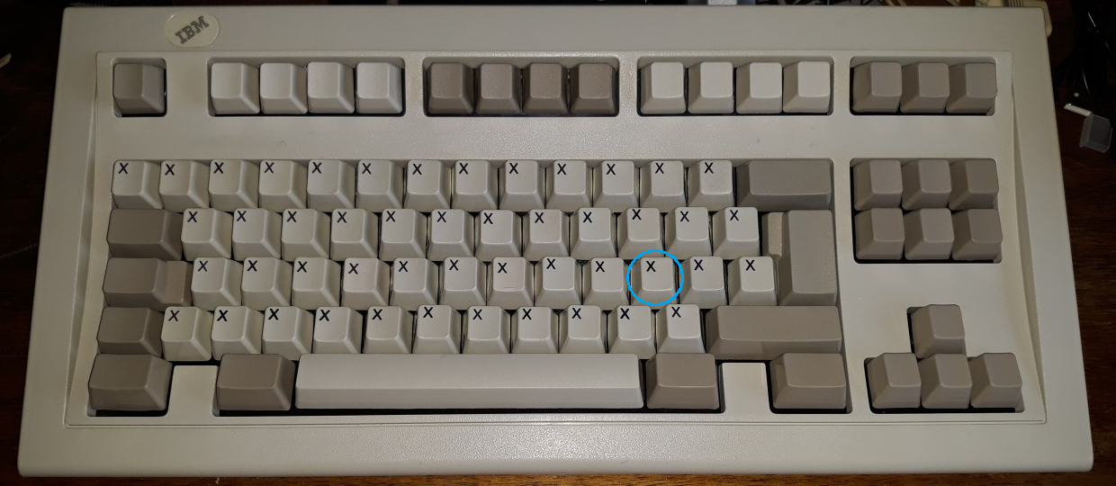 Teclado IBM Model M XXK.